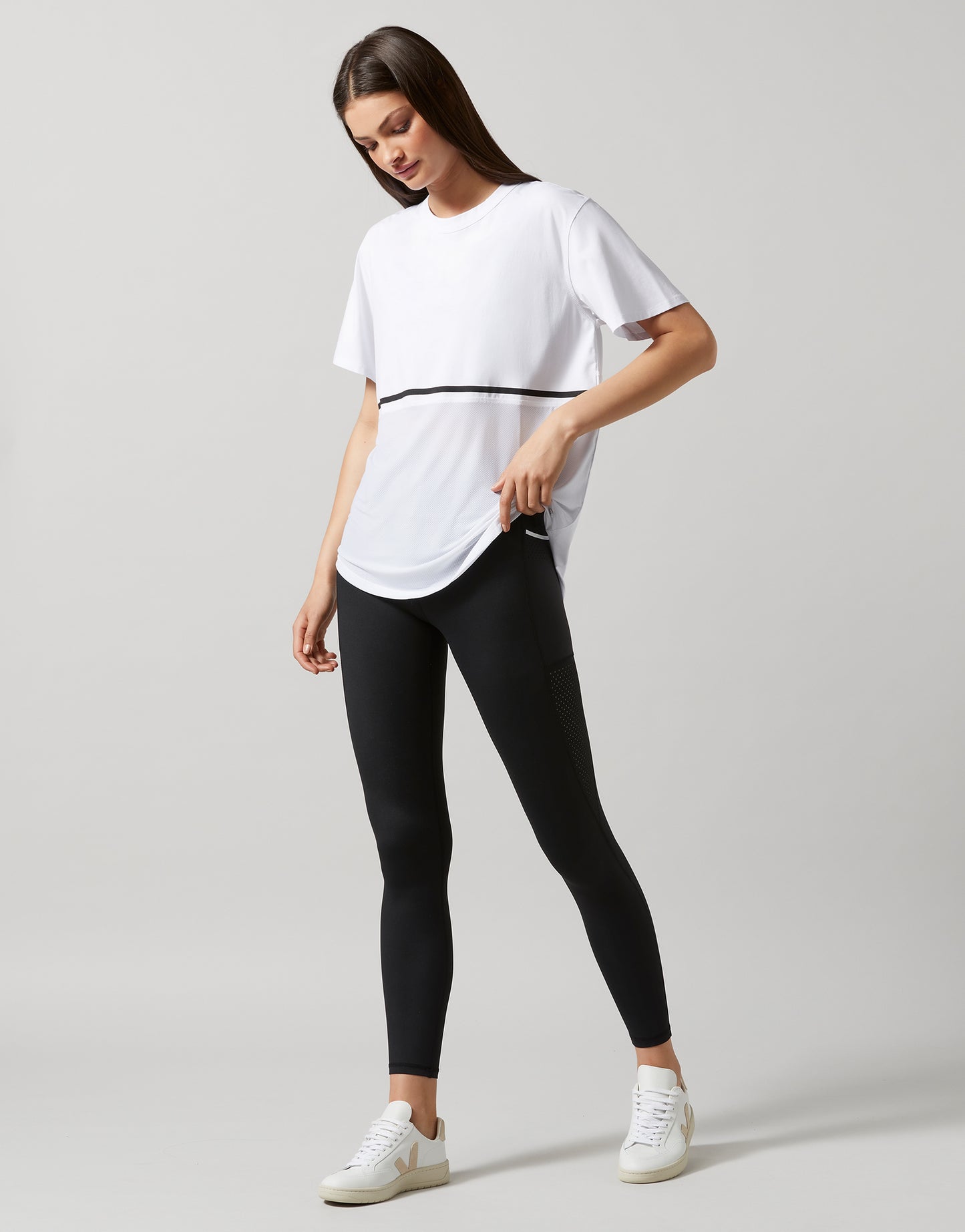 Lilybod Lexa-XR Oversized Tee Sie S White