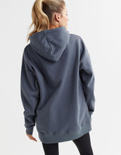 Lilybod Lucy Hooded Fleece Sweater Size XS Blue Indigo