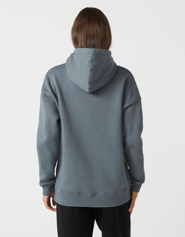 Lilybod Lucy Hooded Fleece Sweater Steel Teal