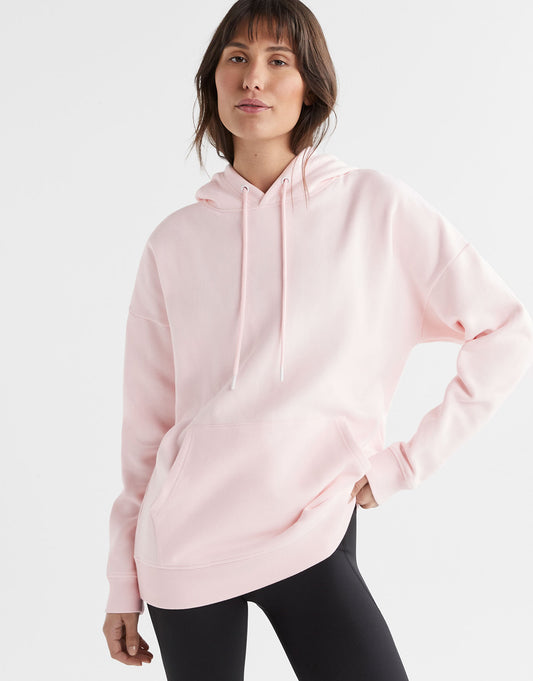 Lilybod Lucy Hooded Fleece Sweater Pink