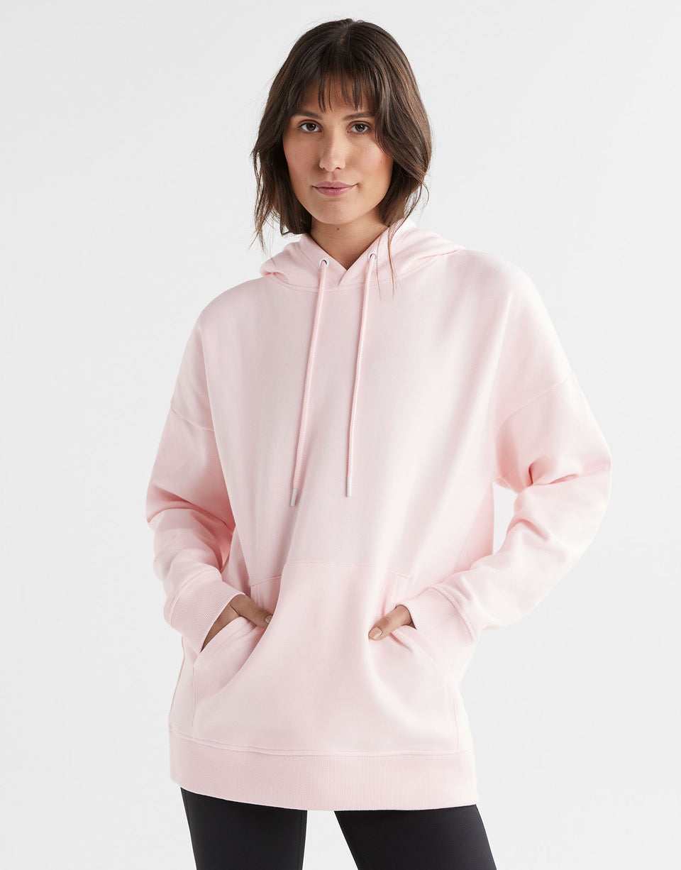 Lilybod Lucy Hooded Fleece Sweater Pink