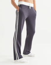 Lilybod Nikki Wide Leg Relaxed Fit Joggers Charcoal Stripe - Sale Item