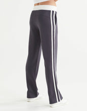 Lilybod Nikki Wide Leg Relaxed Fit Joggers Charcoal Stripe - Sale Item