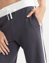 Lilybod Nikki Wide Leg Relaxed Fit Joggers Charcoal Stripe - Sale Item