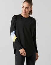 Lilybod Nikki Long Sleeved Top Black Citrus