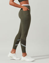 Lilybod Nile-XR Leggings Tarmac, White & Blue - Sale Item