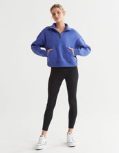 Lilybod Rihanna 1/4 Zip Up Sweater Cobalt Blue - Sale Item