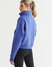 Lilybod Rihanna 1/4 Zip Up Sweater Cobalt Blue - Sale Item