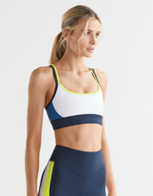 Lilybod River Sports Bra White Bright Blue - Sale Item