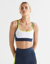 Lilybod River Sports Bra White Bright Blue - Sale Item