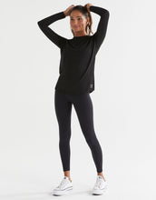 Lilybod Toby Mesh Long Sleeved Top Black