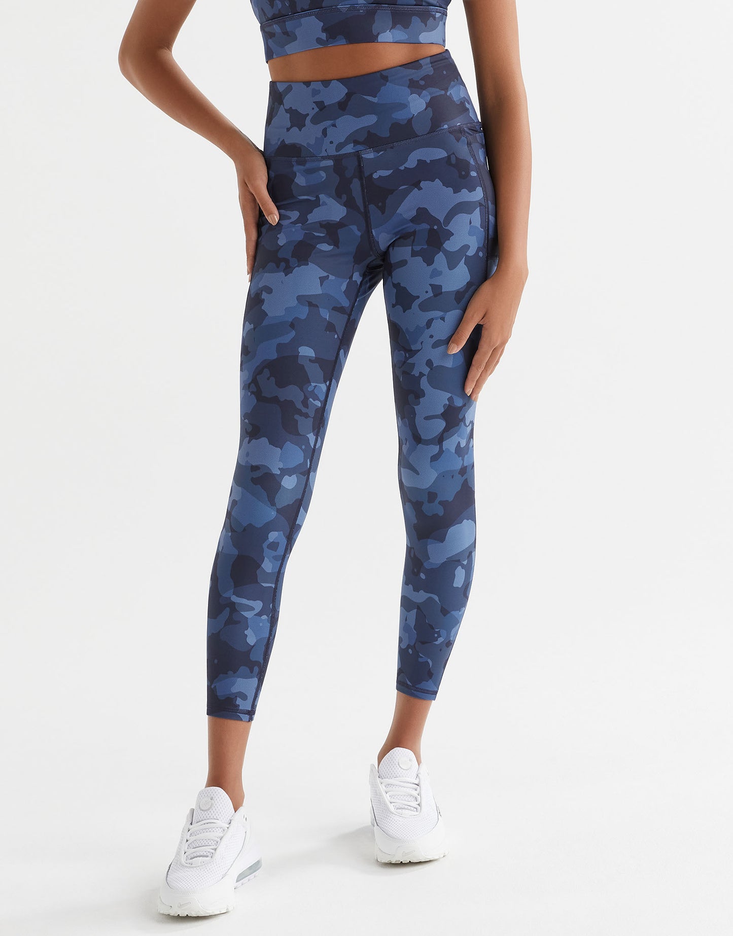 Lilybod Zoe Leggings Navy Splatter Camo