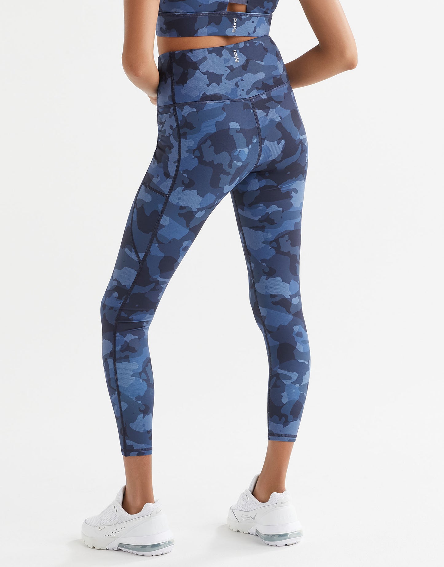 Lilybod Zoe Leggings Navy Splatter Camo