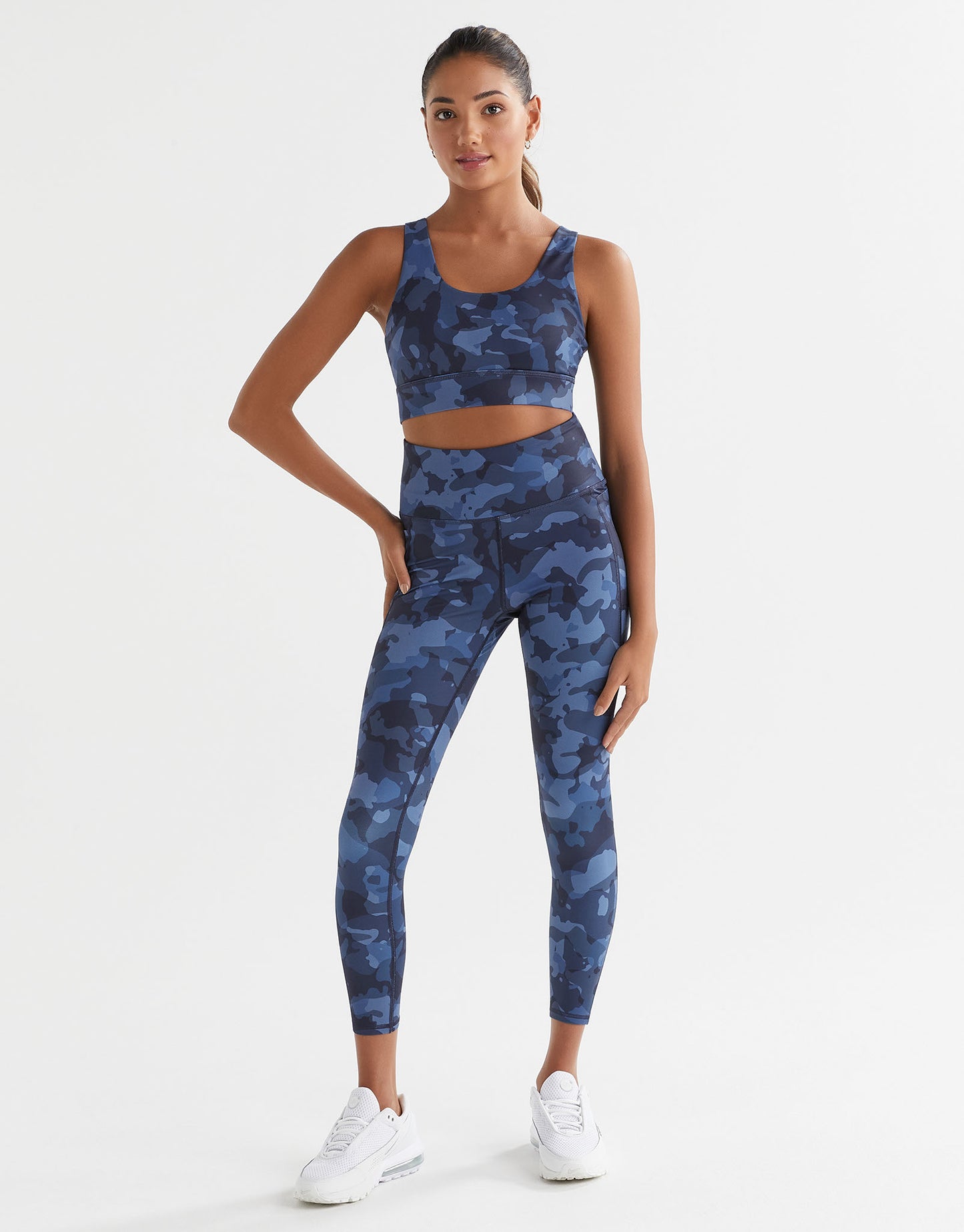 Lilybod Zoe Leggings Navy Splatter Camo