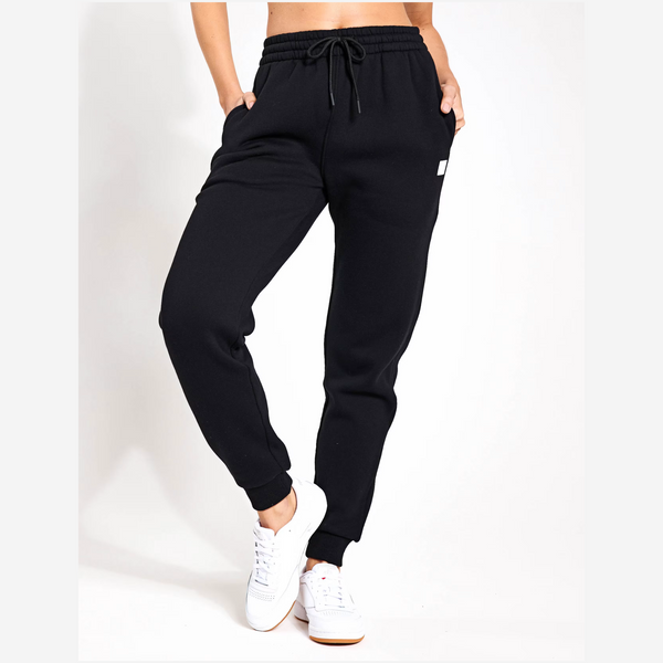 Lilybod Millie Slim Fit Fleece Lined Sweatpants Black - Sale Item