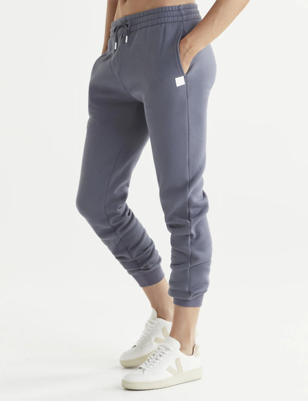 Lilybod Millie Slim Fit Fleece Lined Sweatpants Charcoal